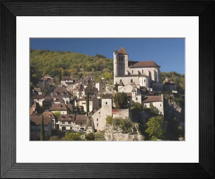 Framed Print : France, Midi-Pyrenees Region, Lot Department, St-Cirq-Lapopie, town and 15th century Framed Print : France, Midi-Pyrenees Region, Lot Department, St-Cirq-Lapopie, town and 15th century
