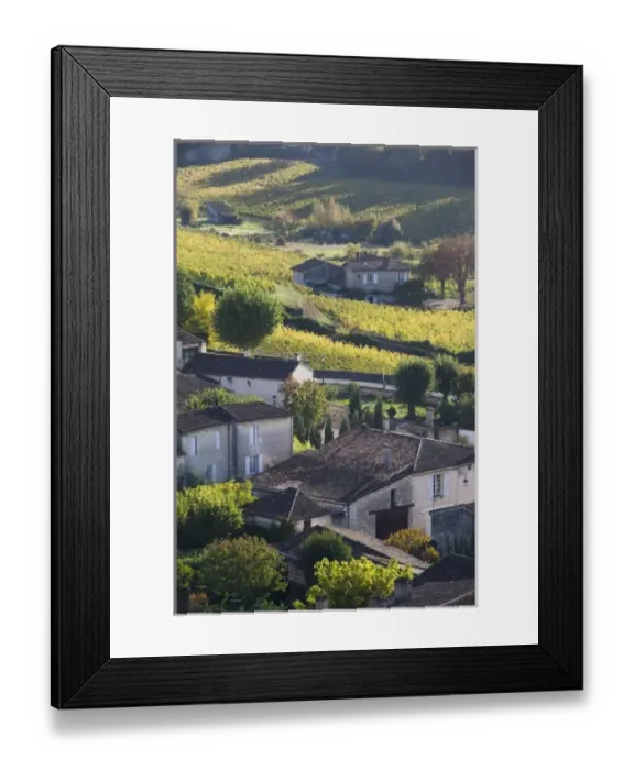 Framed Print : France, Aquitaine Region, Gironde Department, St-Emilion, wine town, UNESCO-listed Framed Print : France, Aquitaine Region, Gironde Department, St-Emilion, wine town, UNESCO-listed