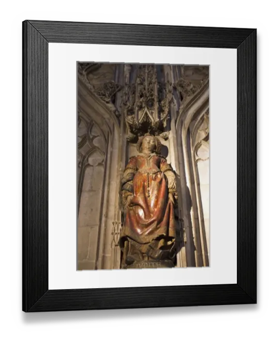 Framed Print : France, Midi-Pyrenees Region, Tarn Department, Albi, Cathedrale Ste-Cecile cathedral