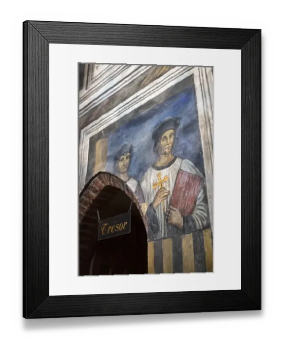 Framed Print : France, Midi-Pyrenees Region, Tarn Department, Albi, Cathedrale Ste-Cecile cathedral
