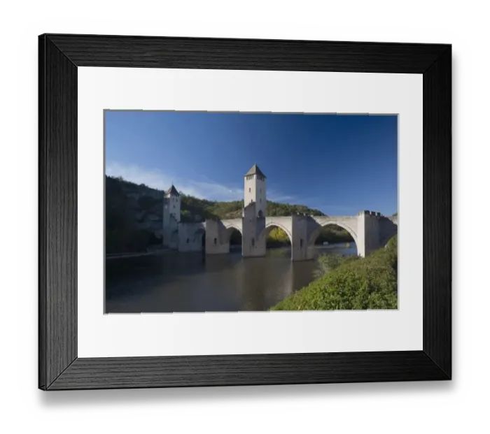 Framed Print : France, Midi-Pyrenees Region, Lot Department, Cahors, Pont Valentre, midieval bridge Framed Print : France, Midi-Pyrenees Region, Lot Department, Cahors, Pont Valentre, midieval bridge