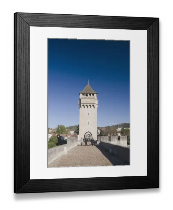 Framed Print : France, Midi-Pyrenees Region, Lot Department, Cahors, Pont Valentre, midieval bridge Framed Print : France, Midi-Pyrenees Region, Lot Department, Cahors, Pont Valentre, midieval bridge