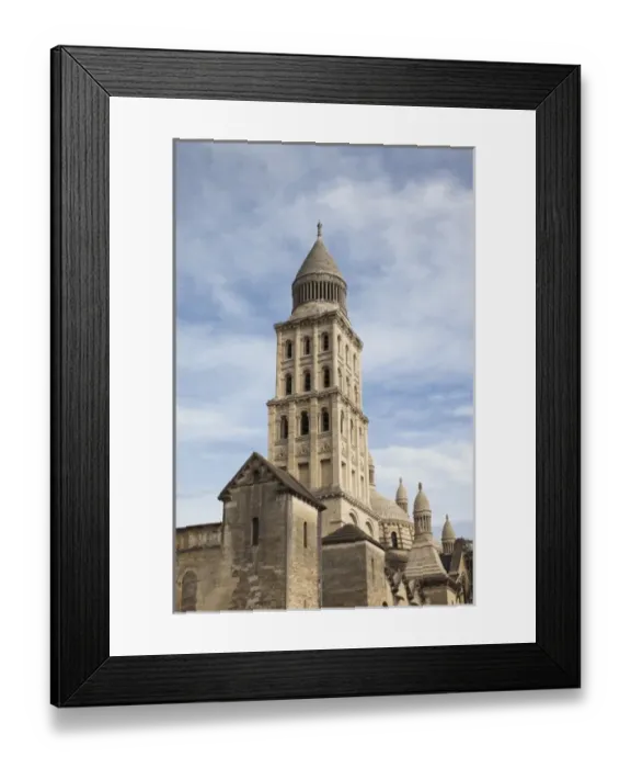 Framed Print : France, Aquitaine Region, Dordogne Department, Perigueux, tower of the Cathedrale St-Front cathedral