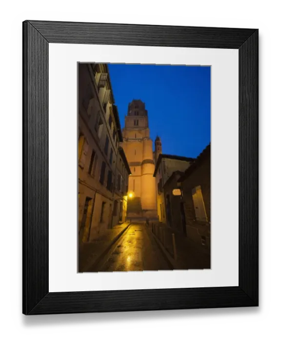 Framed Print : France, Midi-Pyrenees Region, Tarn Department, Albi, Cathedrale Ste-Cecile cathedral