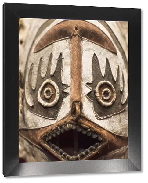 France, Paris, Musee du Quai Branly museum, Aboriginal Mask, Torres Strait area, Australia