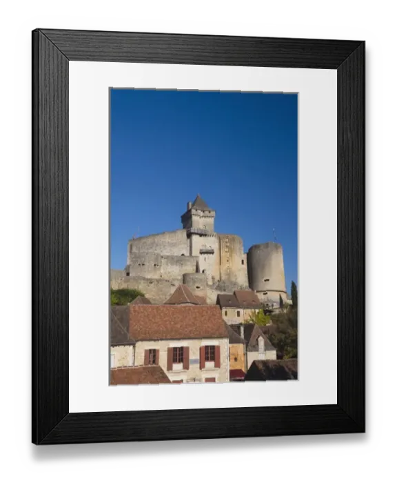 Framed Print : France, Aquitaine Region, Dordogne Department, Castelnaud-la-Chapelle, Chateau de Castelnaud Framed Print : France, Aquitaine Region, Dordogne Department, Castelnaud-la-Chapelle, Chateau de Castelnaud