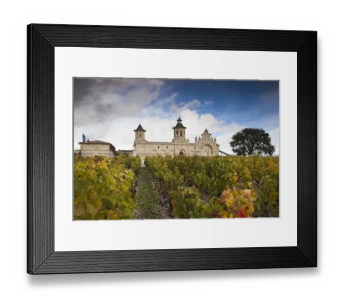 Framed Print : France, Aquitaine Region, Gironde Department, Haute-Medoc Area, St-Estephe, Chateau Framed Print : France, Aquitaine Region, Gironde Department, Haute-Medoc Area, St-Estephe, Chateau