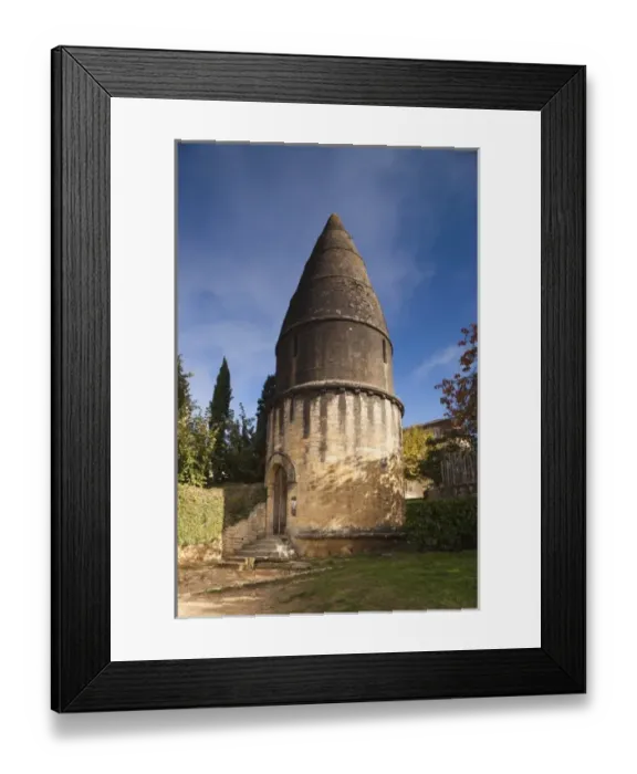 Framed Print : France, Aquitaine Region, Dordogne Department, Sarlat-la-Caneda, Lanterne des Morts Framed Print : France, Aquitaine Region, Dordogne Department, Sarlat-la-Caneda, Lanterne des Morts