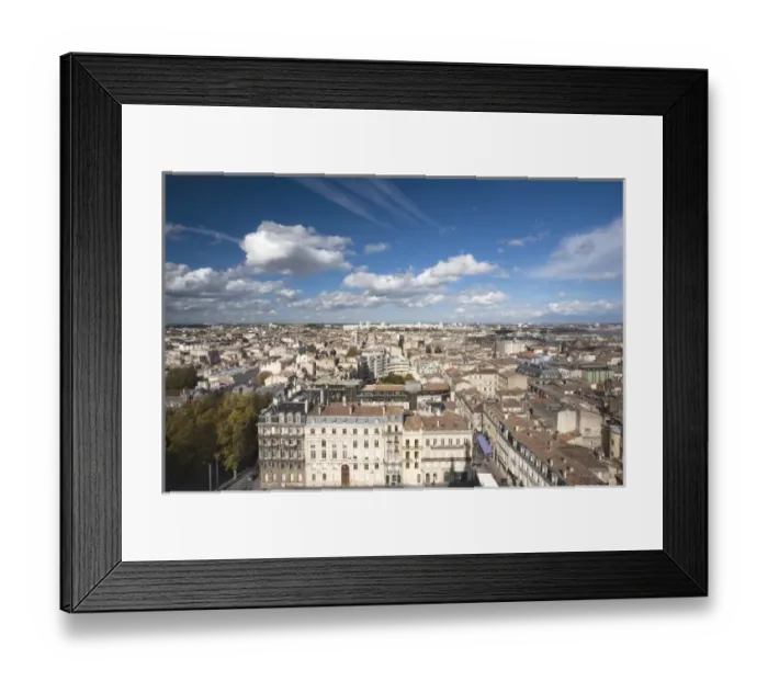Framed Print : France, Aquitaine Region, Gironde Department, Bordeaux, overview of Place Jean Moulin Framed Print : France, Aquitaine Region, Gironde Department, Bordeaux, overview of Place Jean Moulin