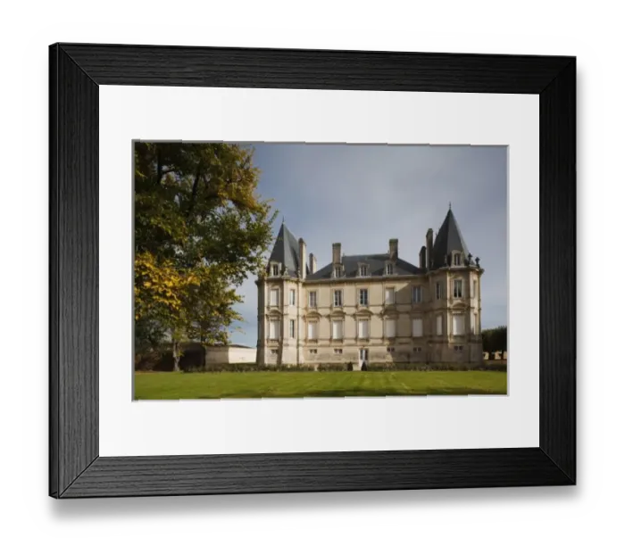 Framed Print : France, Aquitaine Region, Gironde Department, Haute-Medoc Area, Pauillac, Chateau Framed Print : France, Aquitaine Region, Gironde Department, Haute-Medoc Area, Pauillac, Chateau