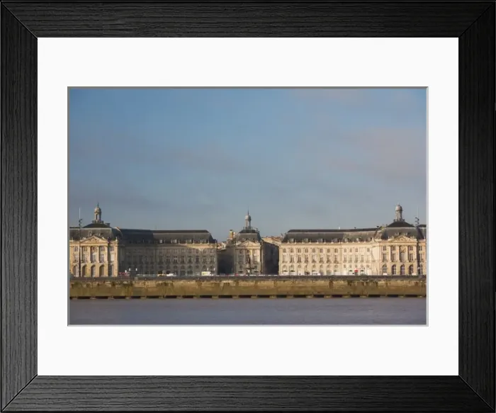 Framed Print : France, Aquitaine Region, Gironde Department, Bordeaux, Place de la Bourse buildings