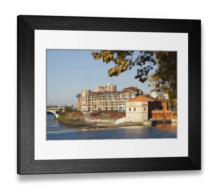 Framed Print : France, Midi-Pyrenees Region, Haute-Garonne Department, Toulouse, Garonne Riverfront Framed Print : France, Midi-Pyrenees Region, Haute-Garonne Department, Toulouse, Garonne Riverfront