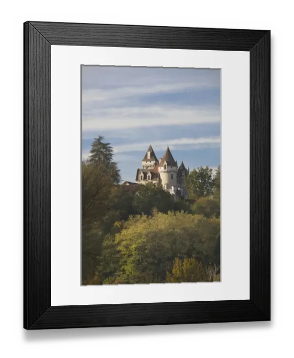 Framed Print : France, Aquitaine Region, Dordogne Department, Castelnaud-la-Chapelle, Chateau des Milandes Framed Print : France, Aquitaine Region, Dordogne Department, Castelnaud-la-Chapelle, Chateau des Milandes