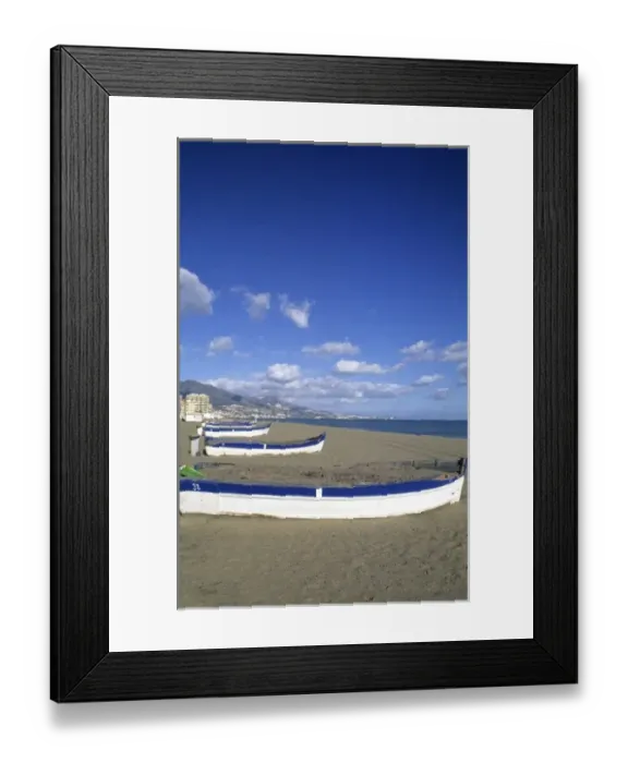 Framed Print : Life in Spain Southern Coast Costa del Sol colorful boats in city of Fuengirola Spain Framed Print : Life in Spain Southern Coast Costa del Sol colorful boats in city of Fuengirola Spain
