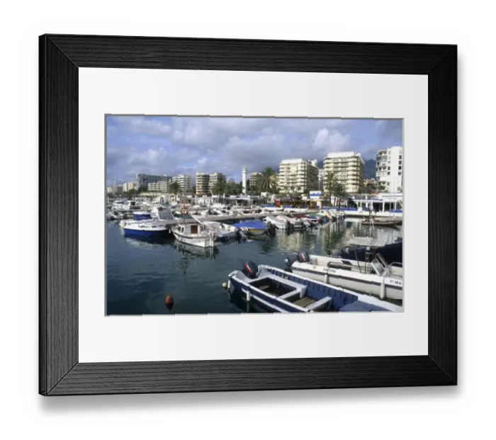 Framed Print : Life in Spain Southern Coast Costa del Sol the good life at the marina and tourism