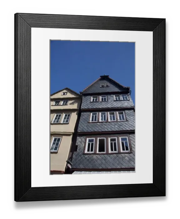 Framed Print : Germany, Franconia, Wertheim. Historic slate covered house Framed Print : Germany, Franconia, Wertheim. Historic slate covered house