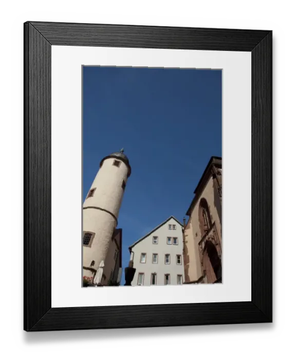 Framed Print : Germany, Franconia, Wertheim. Typical medieval tower Framed Print : Germany, Franconia, Wertheim. Typical medieval tower