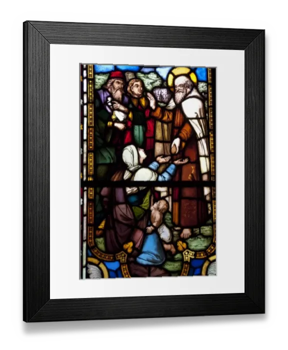 Framed Print : Germany, Passau. 14th century Old Town Hall, interior. Traditional stained glass windows Framed Print : Germany, Passau. 14th century Old Town Hall, interior. Traditional stained glass windows