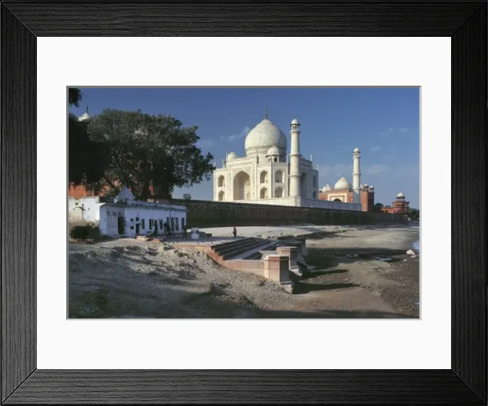 Framed Print : Asia, India, Agra. The Taj Mahal, a World Heritage Site, in brilliant, white marble Framed Print : Asia, India, Agra. The Taj Mahal, a World Heritage Site, in brilliant, white marble