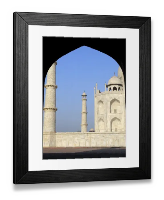 Framed Print : Asia, India, Uttar Pradesh, Agra. The Taj Mahal. A UNESCO World Heritage Site. View Framed Print : Asia, India, Uttar Pradesh, Agra. The Taj Mahal. A UNESCO World Heritage Site. View