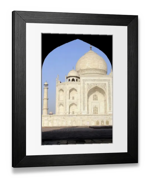 Framed Print : Asia, India, Uttar Pradesh, Agra. The Taj Mahal. A UNESCO World Heritage Site. View Framed Print : Asia, India, Uttar Pradesh, Agra. The Taj Mahal. A UNESCO World Heritage Site. View