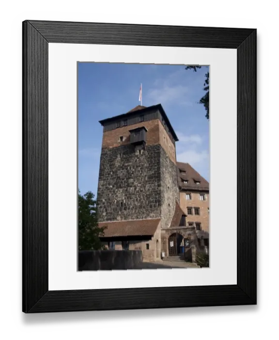 Framed Print : Germany, Bavaria, Nuremberg. Historic 11th century Imperial Castle (aka Kaiserburg) Framed Print : Germany, Bavaria, Nuremberg. Historic 11th century Imperial Castle (aka Kaiserburg)