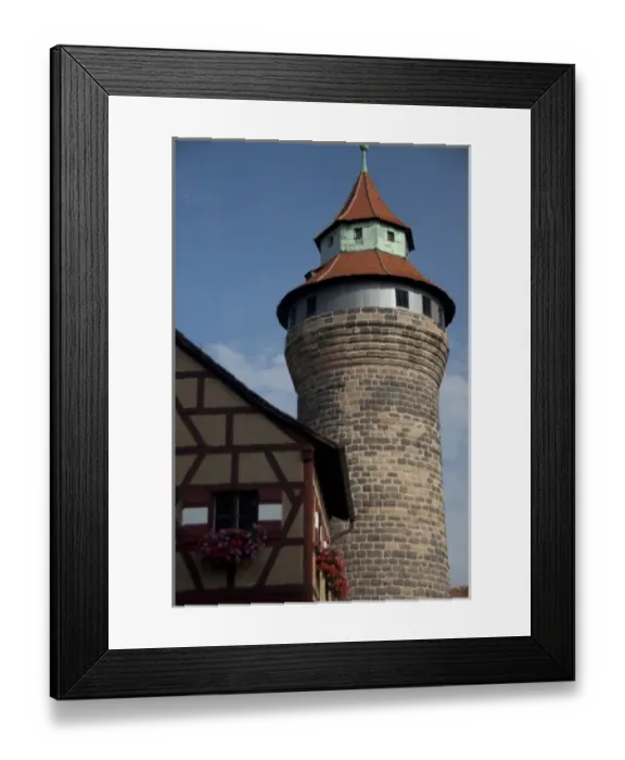 Framed Print : Germany, Bavaria, Nuremberg. Historic 11th century Imperial Castle (aka Kaiserburg) Framed Print : Germany, Bavaria, Nuremberg. Historic 11th century Imperial Castle (aka Kaiserburg)