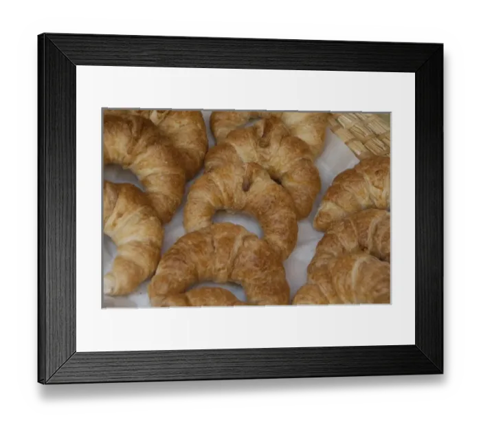 Framed Print : Germany, Bamberg. Famous Bamberg croissants made with more butter than normal Framed Print : Germany, Bamberg. Famous Bamberg croissants made with more butter than normal