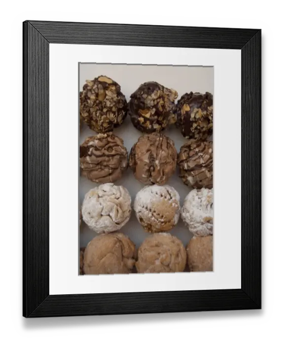 Framed Print : Germany, Rothenburg. Typical Rothenburg Schneeballen (snowballs) local specialty Framed Print : Germany, Rothenburg. Typical Rothenburg Schneeballen (snowballs) local specialty