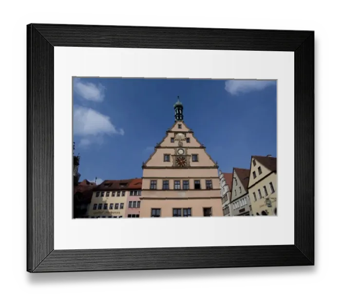 Framed Print : Germany, Franconia, Rothenburg. Market Square (aka Marktplatz), City Councilor s Framed Print : Germany, Franconia, Rothenburg. Market Square (aka Marktplatz), City Councilor s