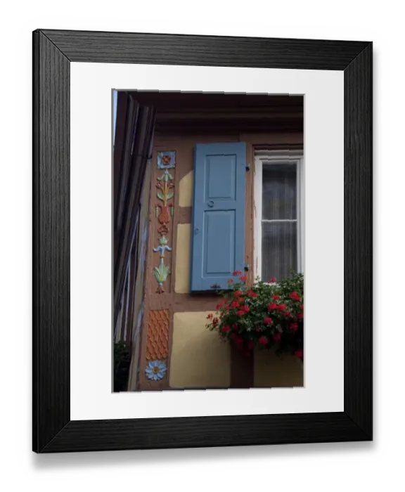 Framed Print : Germany, Franconia, Rothenburg. Colorful half-timbered architecture Framed Print : Germany, Franconia, Rothenburg. Colorful half-timbered architecture