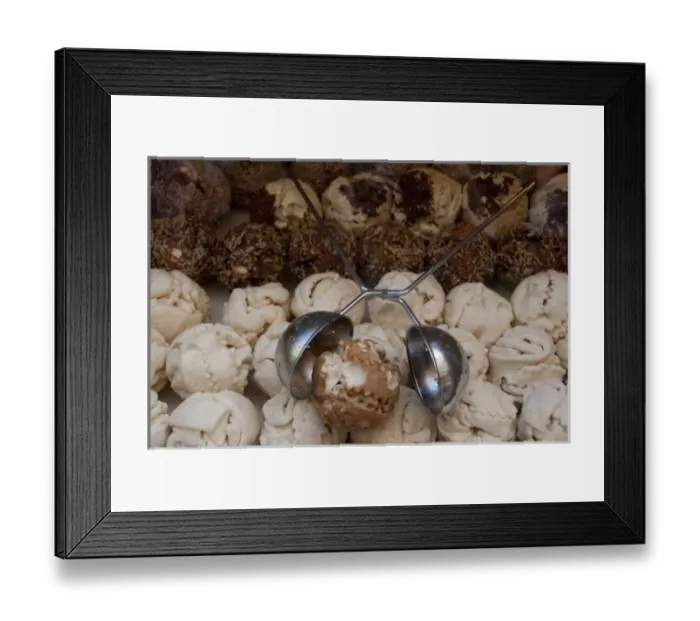 Framed Print : Germany, Rothenburg. Typical Rothenburg Schneeballen (snowballs) local specialty Framed Print : Germany, Rothenburg. Typical Rothenburg Schneeballen (snowballs) local specialty