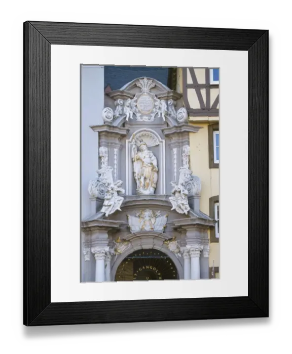 Framed Print : Germany, Rhineland-Palatinate, Trier, Baroque entrance to St. Gangolph Church Framed Print : Germany, Rhineland-Palatinate, Trier, Baroque entrance to St. Gangolph Church
