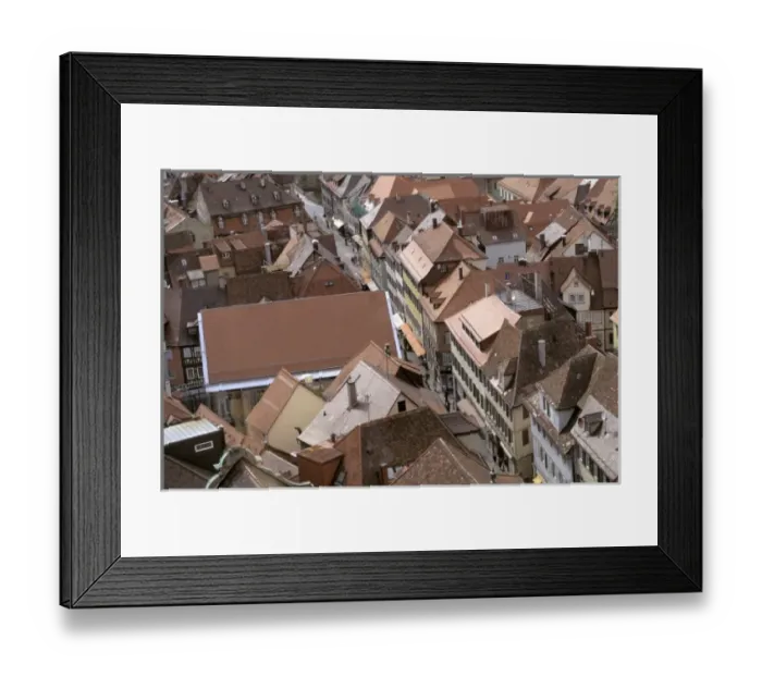 Framed Print : Europe, Germany, Baden, Wurttemberg, Heidelberg. Rooftops Framed Print : Europe, Germany, Baden, Wurttemberg, Heidelberg. Rooftops