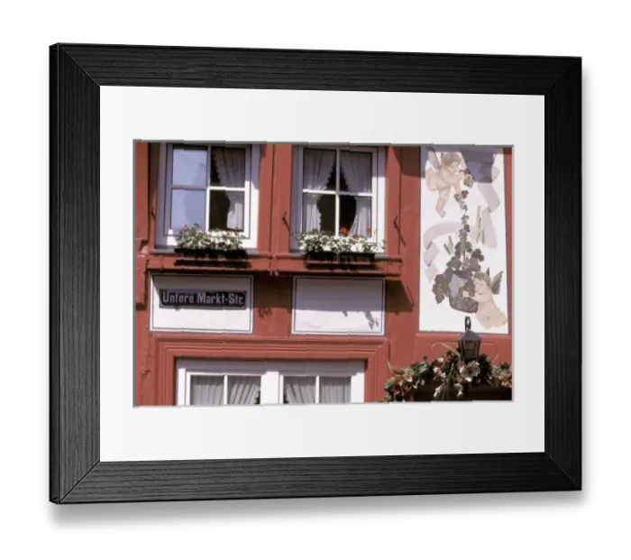 Framed Print : Europe, Germany, Hessen, Wiesbaden. Building details Framed Print : Europe, Germany, Hessen, Wiesbaden. Building details