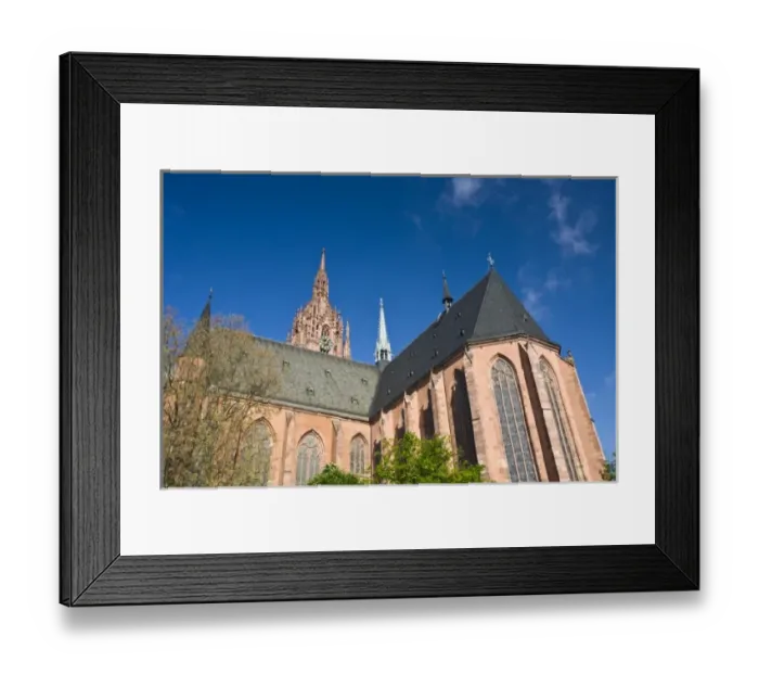 Framed Print : Germany, Hessen, Frankfurt am Main. Frankfurt Dom Cathedral