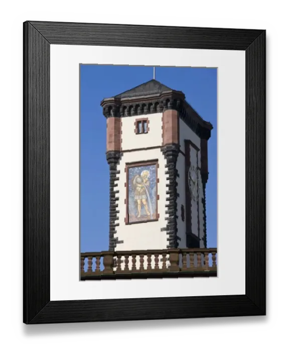 Framed Print : Germany, Hessen, Frankfurt am Main. Tower of the Romer, Frankfurt Town Hall Framed Print : Germany, Hessen, Frankfurt am Main. Tower of the Romer, Frankfurt Town Hall