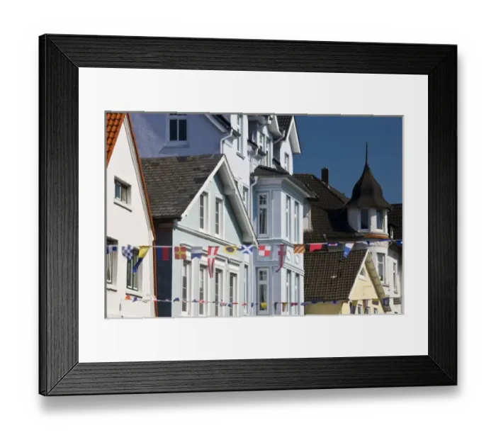 Framed Print : Germany, Niedersachsen, Cuxhaven. Town buildings Framed Print : Germany, Niedersachsen, Cuxhaven. Town buildings