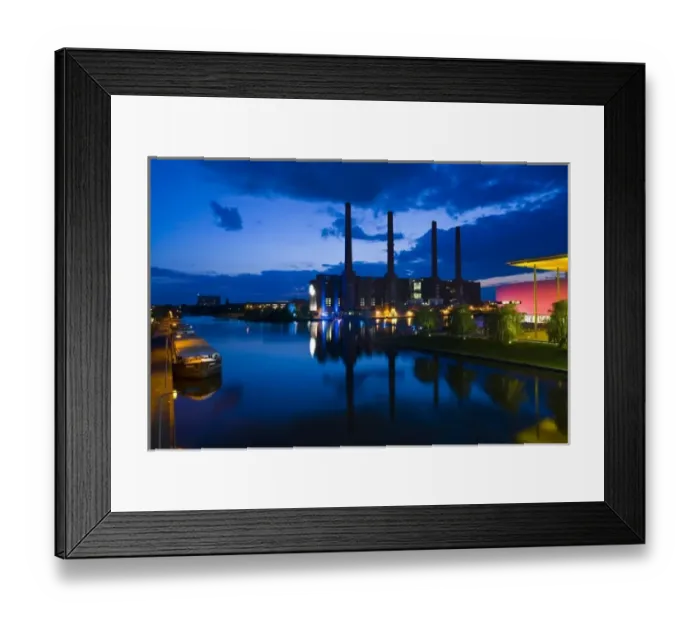 Framed Print : Germany, Niedersachsen, Wolfsburg. Autostadt, VW factory