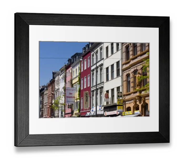 Framed Print : Germany, Nordrhein-Westfalen, Cologne. Cacillienstrasse street detail Framed Print : Germany, Nordrhein-Westfalen, Cologne. Cacillienstrasse street detail