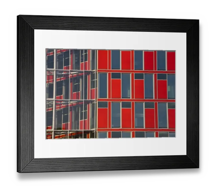 Framed Print : Germany, Nordrhein-Westfalen, Dusseldorf. Medienhafen detail