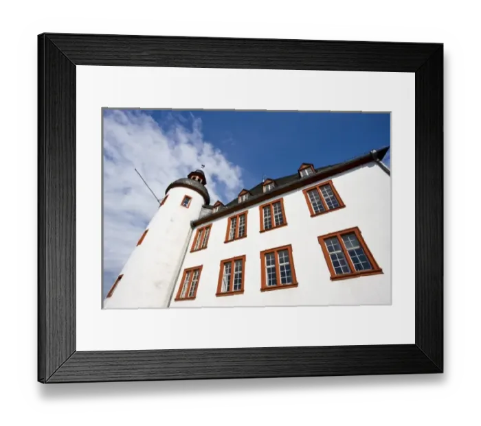 Framed Print : Germany, Rheinland-Pfaltz, Koblenz. Detail of Alte Burg castle