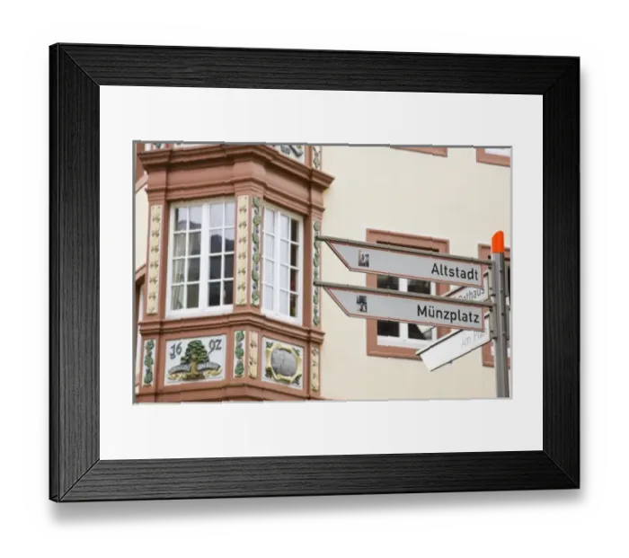 Framed Print : Germany, Rheinland-Pfaltz, Koblenz. Detail of the Four Towers buildings, 17th century buildings Framed Print : Germany, Rheinland-Pfaltz, Koblenz. Detail of the Four Towers buildings, 17th century buildings