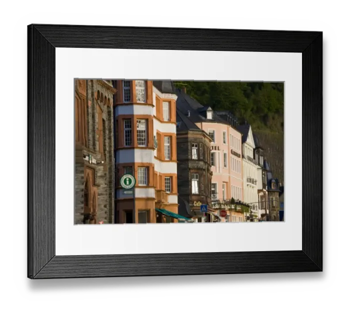 Framed Print : Germany, Rheinland-Pfaltz, Mosel River Valley, Bernkastel-Kues. Main street view Framed Print : Germany, Rheinland-Pfaltz, Mosel River Valley, Bernkastel-Kues. Main street view