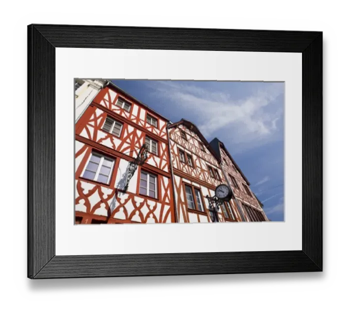 Framed Print : Germany, Rheinland-Pfaltz, Mosel River Valley, Trier. Hauptmarkt main square, building detail Framed Print : Germany, Rheinland-Pfaltz, Mosel River Valley, Trier. Hauptmarkt main square, building detail