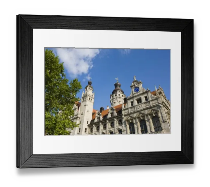 Framed Print : Germany, Sachsen, Leipzig. New Town Hall Framed Print : Germany, Sachsen, Leipzig. New Town Hall