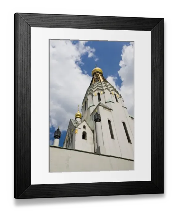 Framed Print : Germany, Sachsen, Leipzig. Russian Memorial