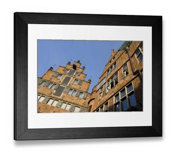 Framed Print : Germany, State of Bremen, Bremen. Bottcherstrasse, detail Framed Print : Germany, State of Bremen, Bremen. Bottcherstrasse, detail