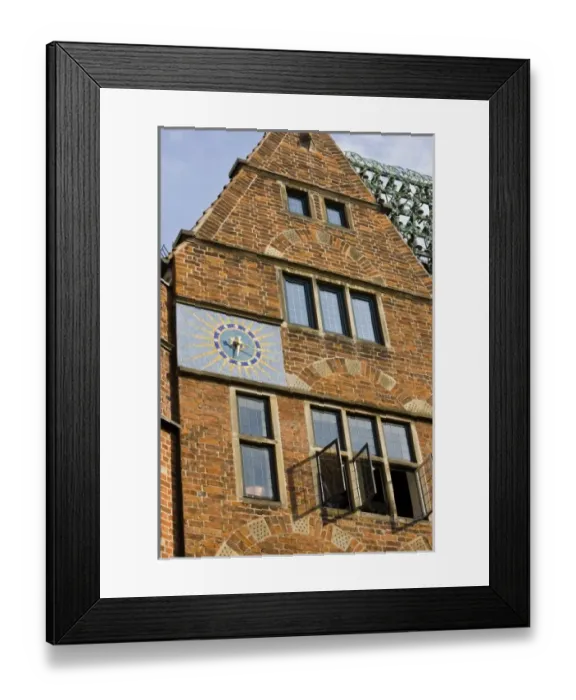 Framed Print : Germany, State of Bremen, Bremen. Bottcherstrasse Framed Print : Germany, State of Bremen, Bremen. Bottcherstrasse