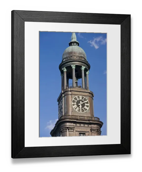 Framed Print : Germany, State of Hamburg, Hamburg. St. Michaeliskirche church tower Framed Print : Germany, State of Hamburg, Hamburg. St. Michaeliskirche church tower